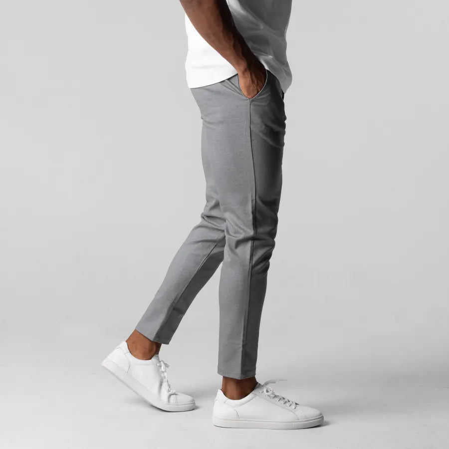Slim Fit Stretch-Chinohose für Herren mit elastischem Bund hinten