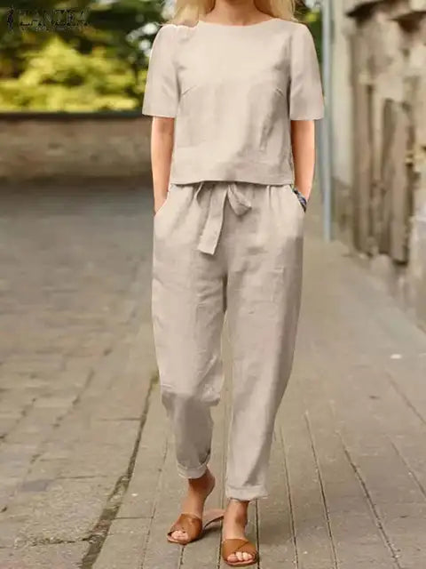 Sommerset für Frauen mit kurzen Ärmeln und Hose