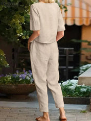 Sommerset für Frauen mit kurzen Ärmeln und Hose