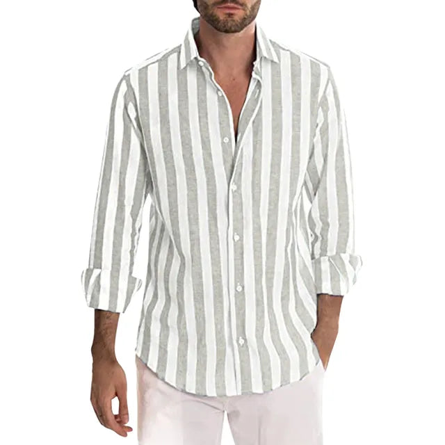 Comfortable striped shirt for men