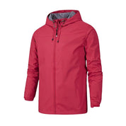 Unisex Kapuzenjacke mit Reißverschluss und Seitentaschen