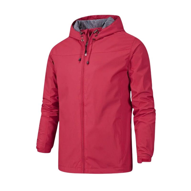 Unisex Kapuzenjacke mit Reißverschluss und Seitentaschen