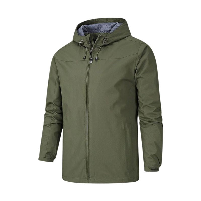 Unisex Kapuzenjacke mit Reißverschluss und Seitentaschen