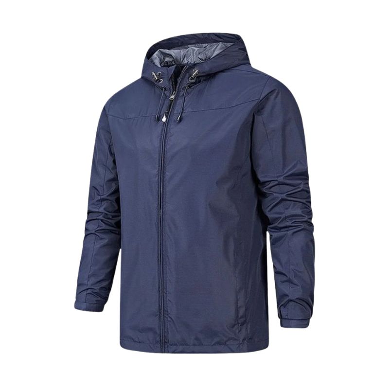 Unisex Kapuzenjacke mit Reißverschluss und Seitentaschen