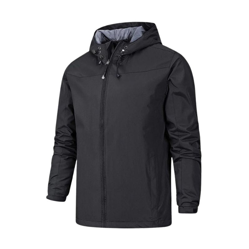 Unisex Kapuzenjacke mit Reißverschluss und Seitentaschen