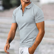 Stylisches Reißverschluss-Polo für Männer