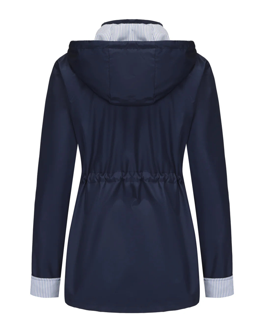Windbreaker-Jacke mit Kapuze und Reißverschluss für Frauen