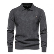 Stylisches Langarm-Polo für Männer