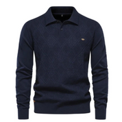 Stylisches Langarm-Polo für Männer