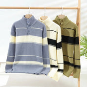 Gemütlicher dicker Strickpullover für Männer