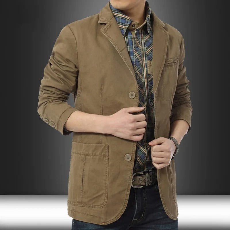 Eleganter maßgeschneiderter Blazer für Männer