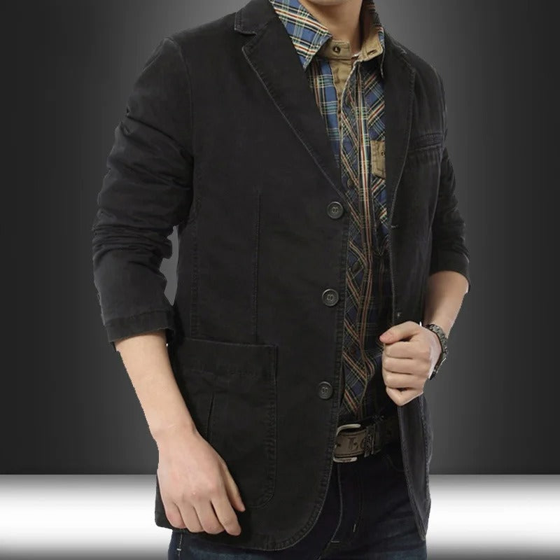 Eleganter maßgeschneiderter Blazer für Männer