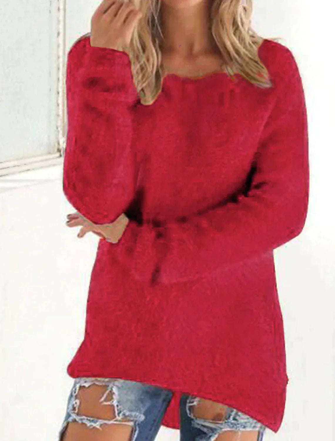 Eleganter Pullover mit Lockerer Passform für Damen