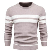 Klassischer Pullover mit O-Ausschnitt für Männer